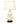 Contemporary Marilyn Ivory on Black Cordless Lamp for ambient lighting