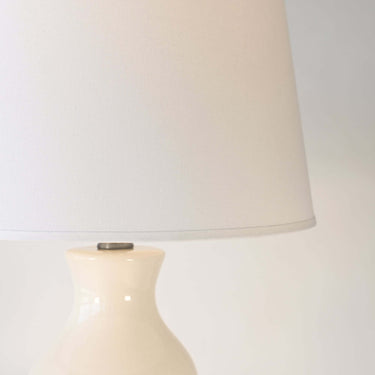 Marilyn rechargeable lamp, Ivory & Nickel – view 3
