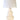 Marilyn rechargeable lamp, Ivory & Nickel