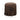 TOV Daphne Round Suede Fringe Ottoman, Chocolate Brown option, image 5