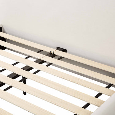 TOV Isla Upholstered Bed, Off-White / Queen option, image 9