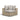 TOV Cali Performance Fabric & Wicker Outdoor Corner Chair, Grey / Natural option, image 1