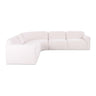 TOV Gorge 5-Piece Modular Corner Sectional, Cream option, image 1