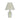 TOV Edith Scalloped Papier Mache Flower Pleated Table Lamp, image 3