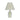TOV Edith Scalloped Papier Mache Flower Pleated Table Lamp, image 3