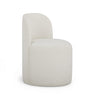 TOV Persa Round Back Performance Chenille Dining Chair, Cream option, image 1