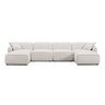 TOV Travie 6-Piece Modular U-Sectional, White Sand option, image 1