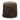 TOV Daphne Round Suede Fringe Ottoman, Chocolate Brown option, image 2