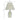 TOV Edith Scalloped Papier Mache Flower Pleated Table Lamp, image 6