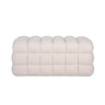 TOV Anita 39" Faux Shearling Storage Bench With Reversible Tray Top, Cream option, image 1