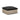 TOV Cali Performance Fabric & Wicker Outdoor Ottoman, Black / Natural option, image 1