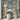 TOV Dex Ottoman, Blue Stripes option, image 2