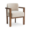 TOV Irma Textured Performance Velvet Dining Chair, Taupe option, image 1