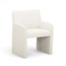 TOV Crawley Performance Linen Chenille Dining Chair, Cotton White option, image 1