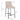 TOV Sydney Performance Velvet Counter Stool Set of 2, Taupe option, image 8