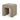 TOV Byron Square Cotton Jute Ottoman, Brown option, image 3