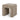 TOV Byron Square Cotton Jute Ottoman, Brown option, image 3