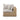 TOV Cali Performance Fabric & Wicker Outdoor Corner Chair, Grey / Brown option, image 2