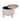 TOV Bellamy Railroad Chenille Storage Stool With Reversible Tray Top, Cream option, image 5