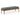 TOV Oodle 56.5" Performance Vegan Mohair Bench, Green / Walnut option, image 1