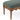 TOV Oodle 56.5" Performance Vegan Mohair Bench, Green / Walnut option, image 3