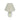 TOV Edith Scalloped Papier Mache Flower Pleated Table Lamp, image 1
