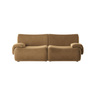 TOV Zenith 80" Modular Loveseat, Brown option, image 1