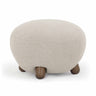 TOV Pucker Ottoman, Warm Grey option, image 1