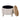 TOV Bellamy Railroad Chenille Storage Stool With Reversible Tray Top, Cream option, image 6