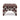 TOV Raji Leopard Performance Jacquard Ottoman, Brown option, image 2