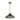 Morgan 16 inch smoked glass LED pendant light with hand-rubbed brass finish by Visual Comfort