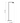 Midrand 42 floor lamp dimensions diagram: 42 inches high and 15 inches wide