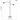 Mill 3-Light Outdoor Grande floor lamp dimensions diagram: 103.9 inches high, 20.5 inch base, 81.1 inch span