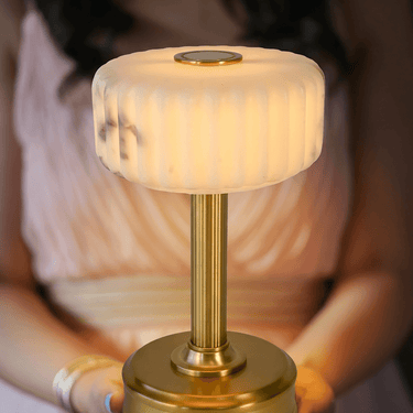 Mini Milo rechargeable lamp, Antique Brass – view 5