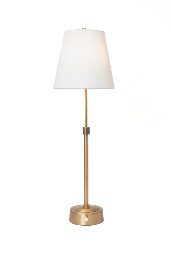 Modern Lantern Mini Cordless Buffet Lamp - Antique Brass