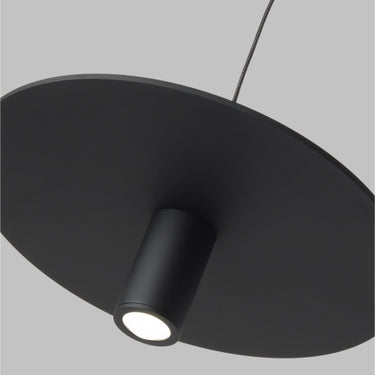 Mini Ponte modern LED pendant light with warm white 3000K illumination and minimalist ring silhouette
