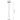 Moneta Medium floor lamp dimensions diagram: 49 inches tall, 8 inch disc head, 8 inch round base