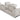 Lamod Italia Mood Light Grey Leather Right Facing Sectional Sofa