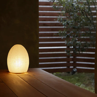 Paper Moon 1 Washi Paper Lamp — Asano, view 2