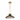 Contemporary brass LED hanging light fixture with smoked glass – Morgan 16-inch by Visual Comfort