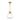 Brass and clear glass LED pendant ceiling light – Morgan 12 inch modern fixture by Visual Comfort