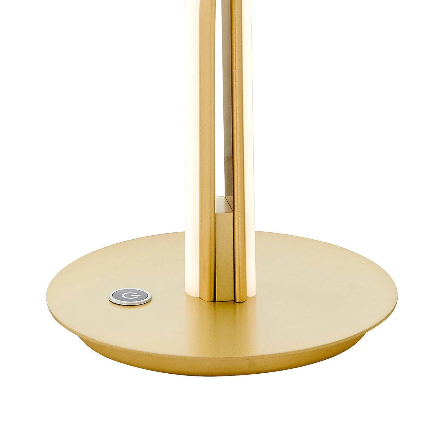 Munich Gold Table Lamp in Natural White LED Strip and Touch Dimmer 3