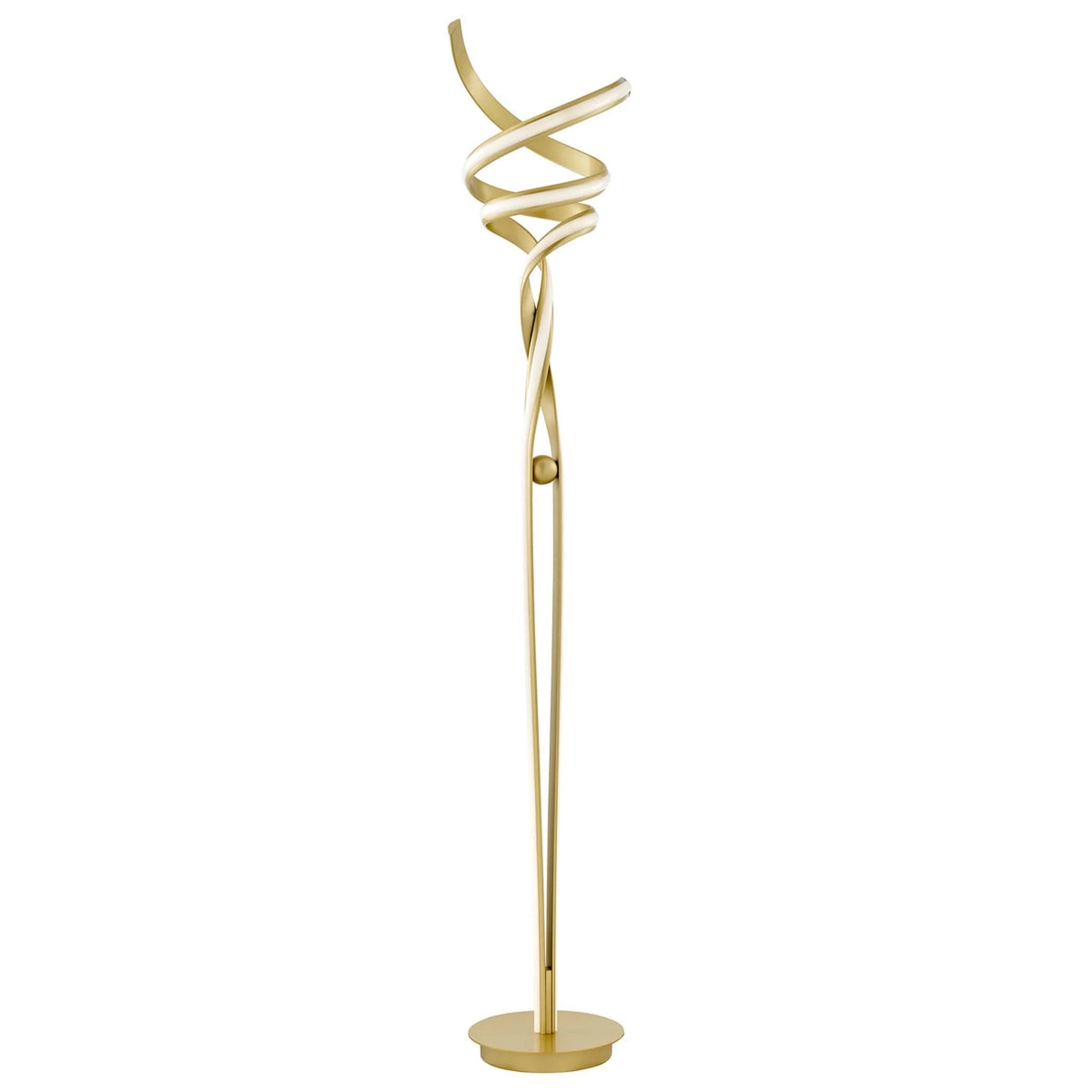 Munich LED 63" Dimmable Sandy Gold Floor Lamp 1