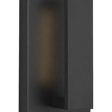 Visual Comfort Nate 700OWNTE: Modern Outdoor Wall Light for Patio/Porch  - Black Finish