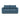 Neah sleeper upholstered in Weda Blue, studio shot