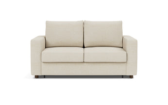 Neah sleeper upholstered in Halifax Shell, studio shot