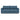 Neah sleeper upholstered in Weda Blue, studio shot