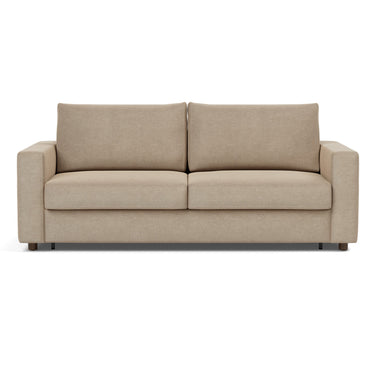 Neah sleeper upholstered in Phobos Mocha, studio shot