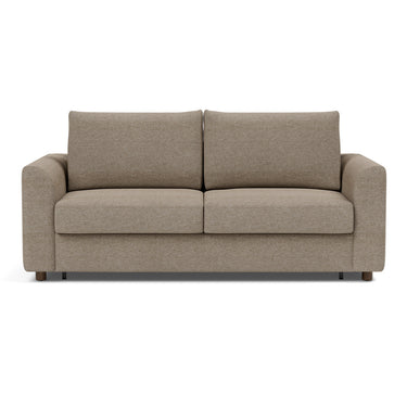 Neah sleeper upholstered in Halifax Wicker, studio shot