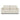 Neah sleeper upholstered in Bouclé Off White, studio shot